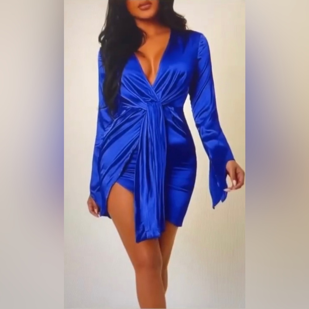Royal blue dress